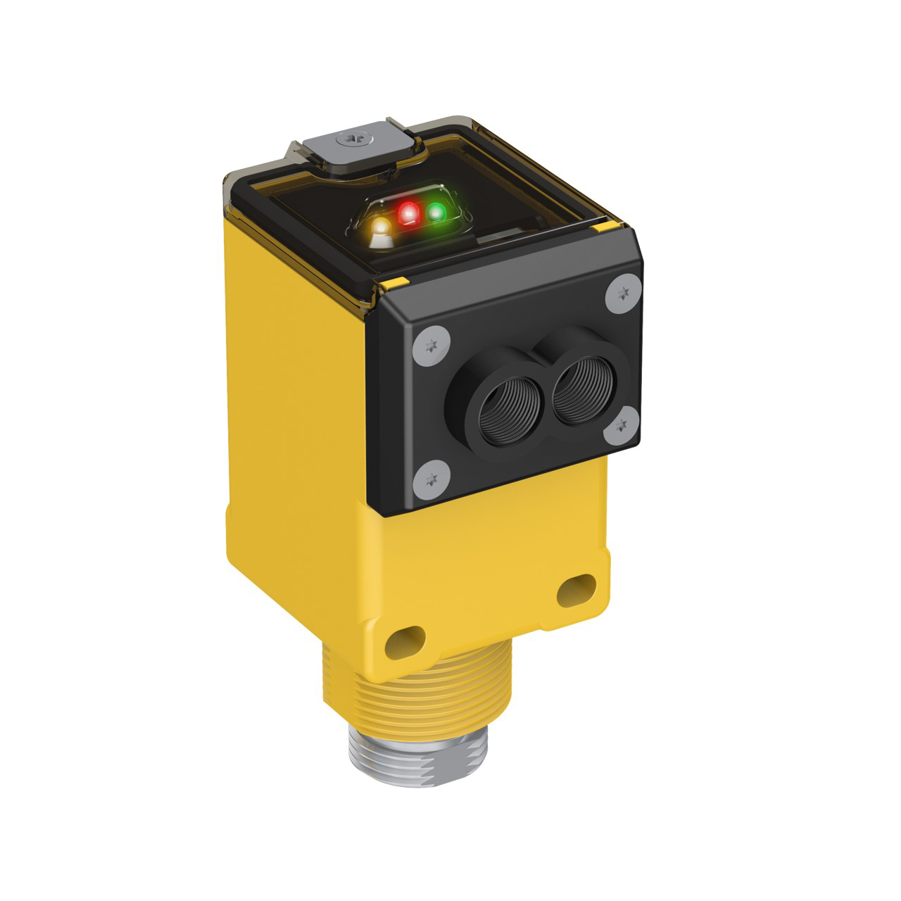 Banner Engineering Photoelectric Sensor; Glass Fiber; Rectangular; Variable Range; 24-250VAC / 12-250VDC; SPDT 5-Wire AC/DC; LO/DO Configurable; 7/8" QD